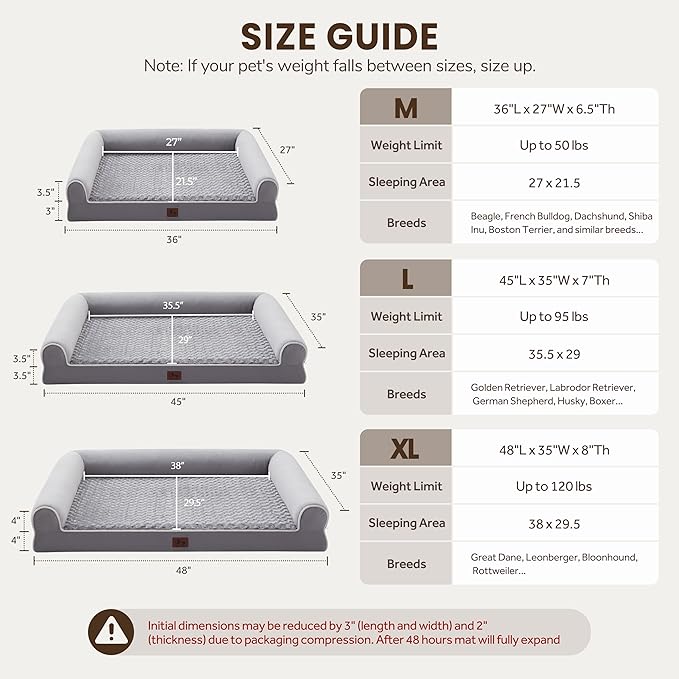Large Dog Beds Large Sized Dogs, Orthopedic XXL XL Dog Bed - Image 4