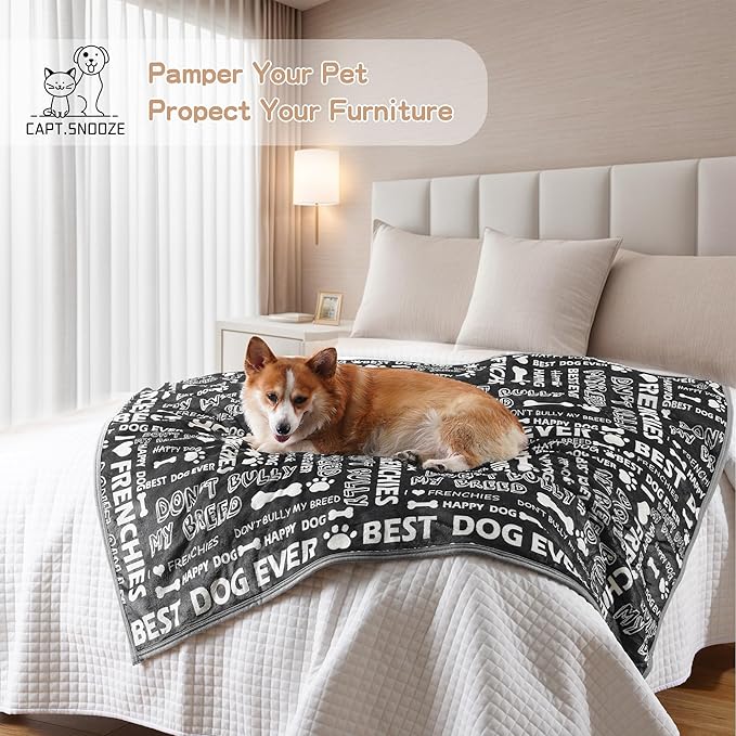 Waterproof Dog Blankets Pet Blanket, Soft Fluffy Sofa Car Bed Protector - Image 6
