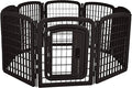 Amazon Basics 8-Panel Octagonal Plastic Pet Pen Fence Enclosure by AmazonBasics