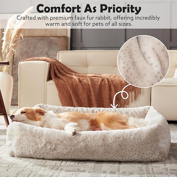 JOEJOY Small Dog Bed for Small Dogs, Washable Orthopedic Premium Soft Corduroy - Image 5