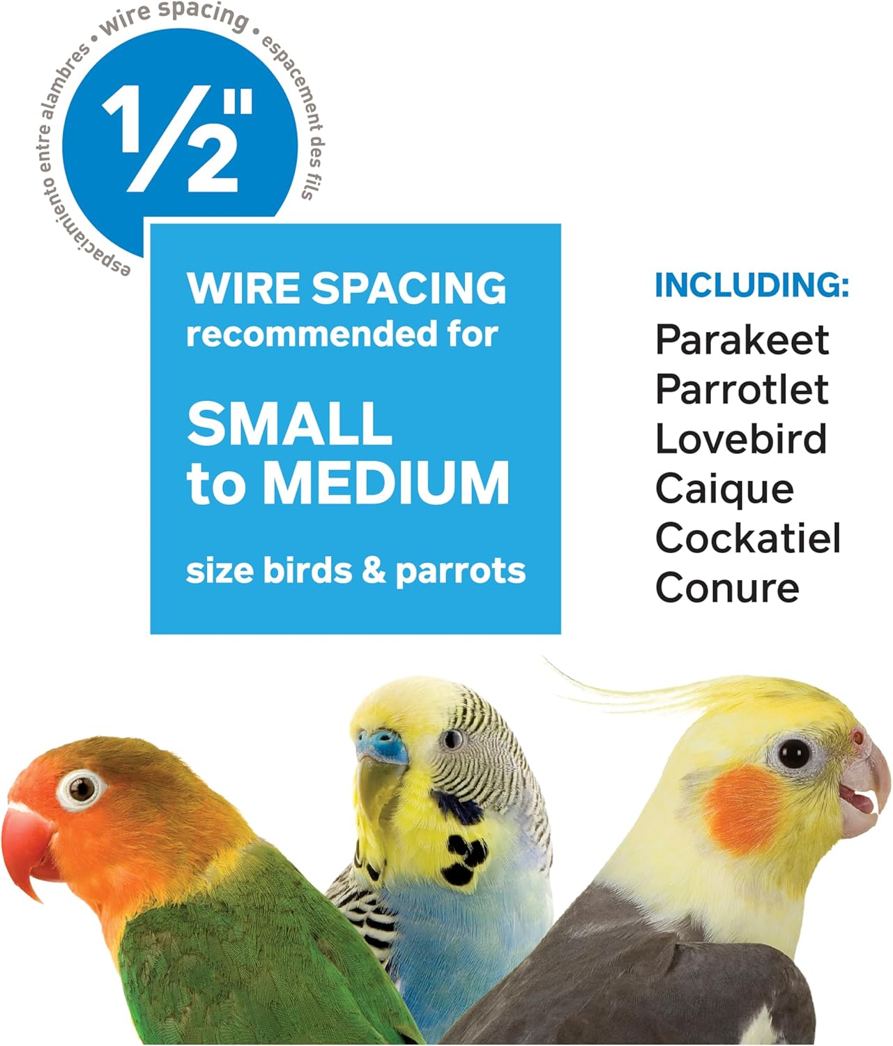 Prevue Pet Products Steel Bird Flight Cage with Wheels - GlobalHabitat Supply