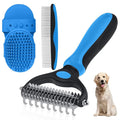 Double-Sided Pet Grooming Rake by Unknown