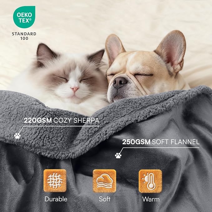 Waterproof Pet Blanket, Liquid Pee Proof Dog Blanket - Image 3