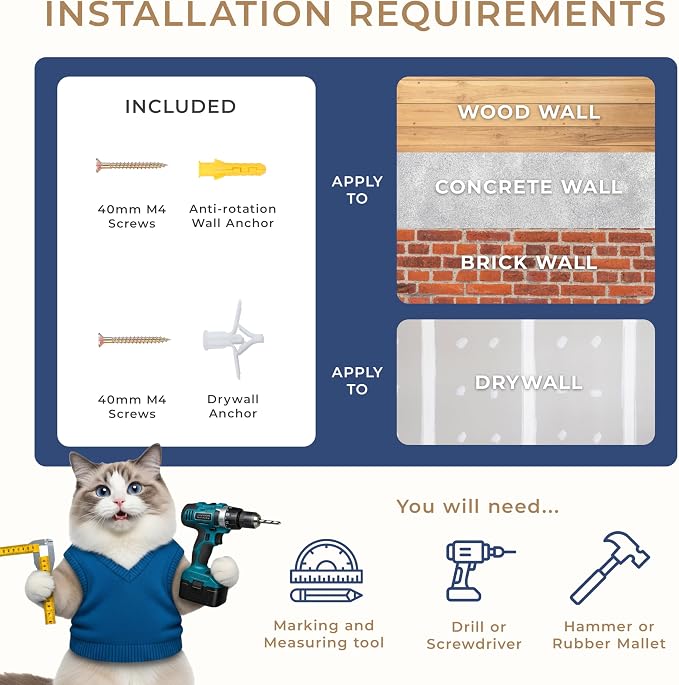 Space-Saving Cat Wall Shelves – Interactive Cat Wall Climber - Image 5