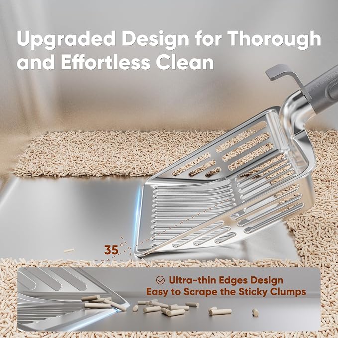 Metal Cat Litter Scoop, Large Cat Scooper - Image 4