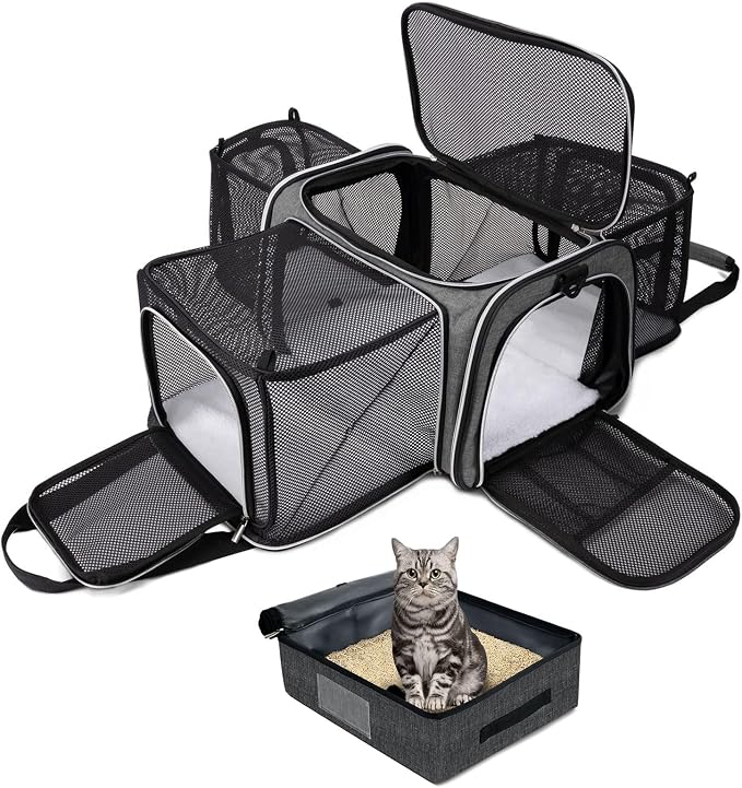 BAGLHER Expandable Cat Carrier by BAGLHER