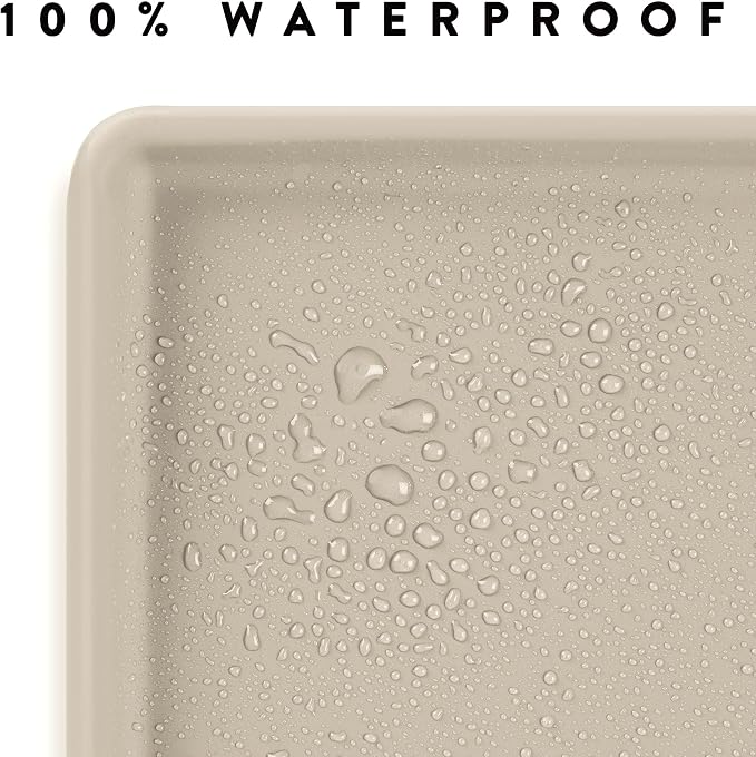 CatGuru Cat Food Mat, Small & Large Pet Feedingd Mat, 100% Waterproof Cat Mats - Image 4