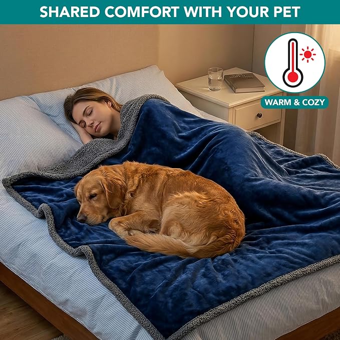 PetAmi Waterproof Dog Blanket for Medium Large XL Dog Puppy Cat Throw for Couch - Image 4
