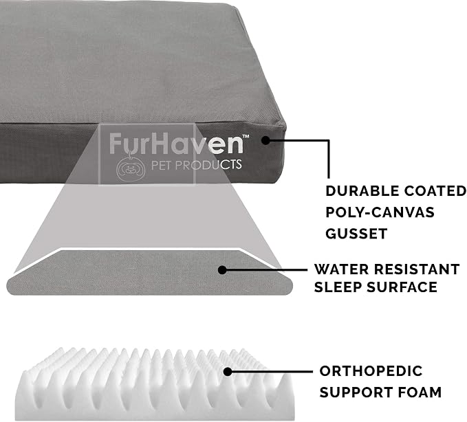 Furhaven Water-Resistant Orthopedic Dog Bed - Image 4