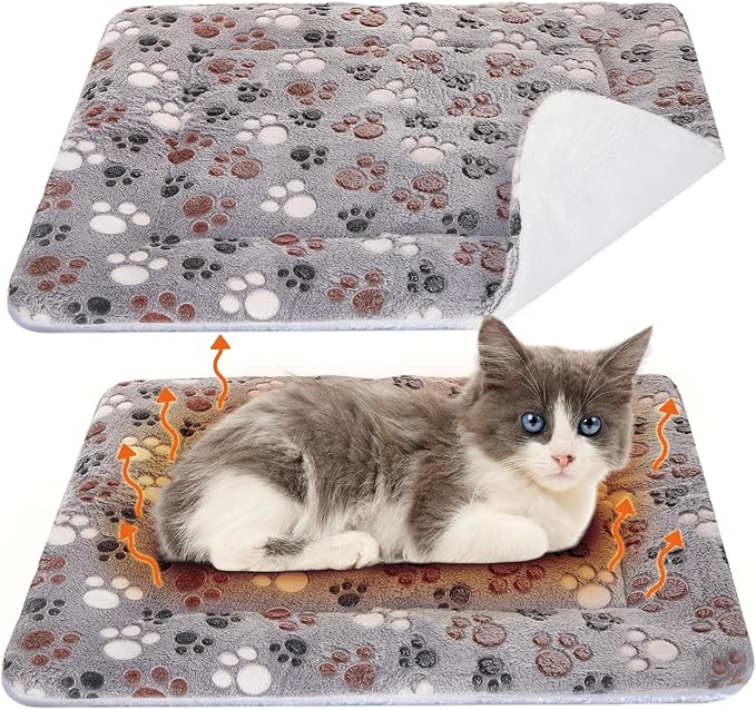 VitalCozy 2 Pack Self Warming Cat Mat Self Heating Pad Bed Reversible Machine by VitalCozy