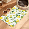 Lemon Feeding Mat, Non-Slip Rubber Backing Mat, Cat Dog Accessories Supplies by Unknown