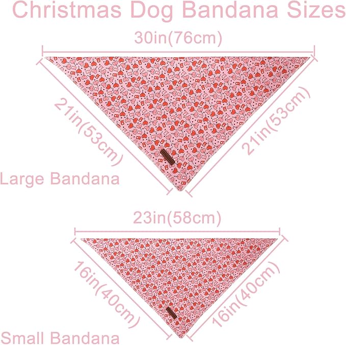 Valentine Dog Bandana - Image 4