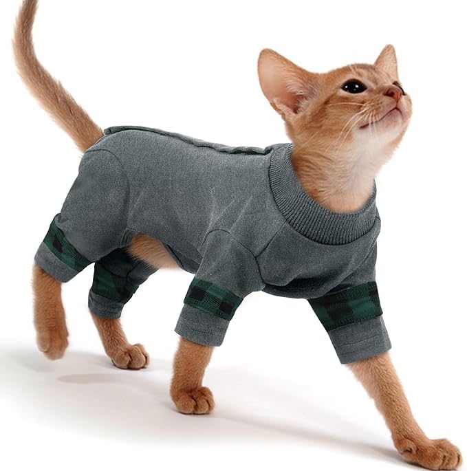 PUMYPOREITY Comfy Cat Pajamas, Versatile Cat Shirt by PUMYPOREITY