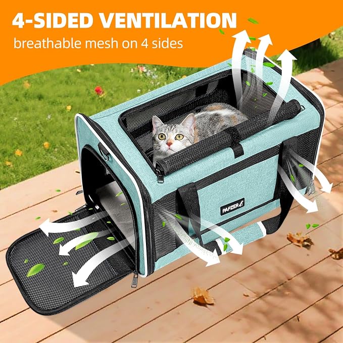 Cat Carrier Soft-Sided Travel Bag - Image 3