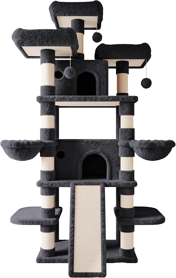 SHA CERLIN 81 Inches Extra Large Cat Tree - Image 9