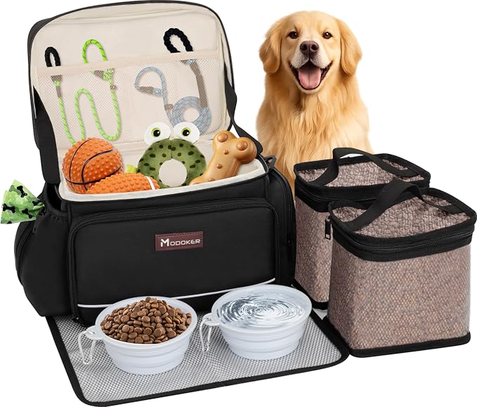 Modoker Dog Travel Bag Airline Approved Pet Cat Tote Organizer by Modoker