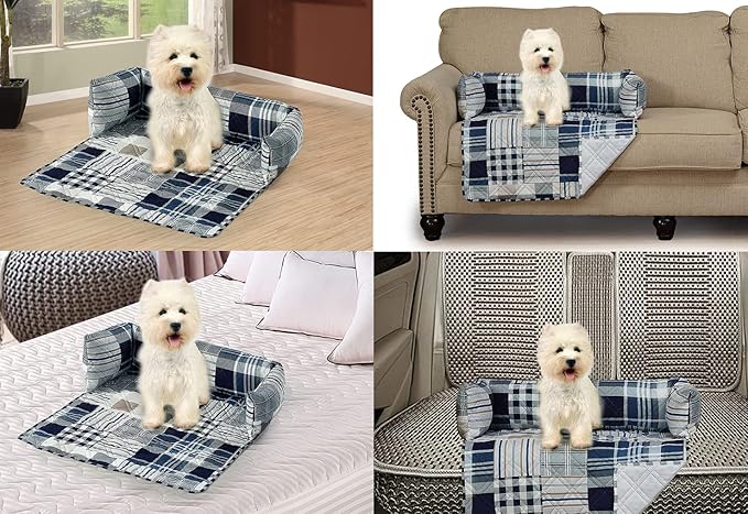 Brilliant Sunshine Quilted Calming Dog Bed Mat, Removable Washable Cover - Image 7