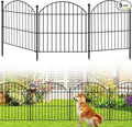 Decorative Garden Fence 24in x10ft, 5 Pack No Dig Fence Animal Barrier by Thrivinest