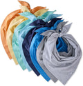 Bandit - The PET Bandana, 8 Pack 100% Organic Cotton Pet Bandanas Clothes by PetPassion