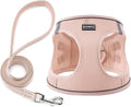 Dog Harness with Leash Set, No Pull Adjustable Reflective Step-in Puppy Pet by BOOMIBOO