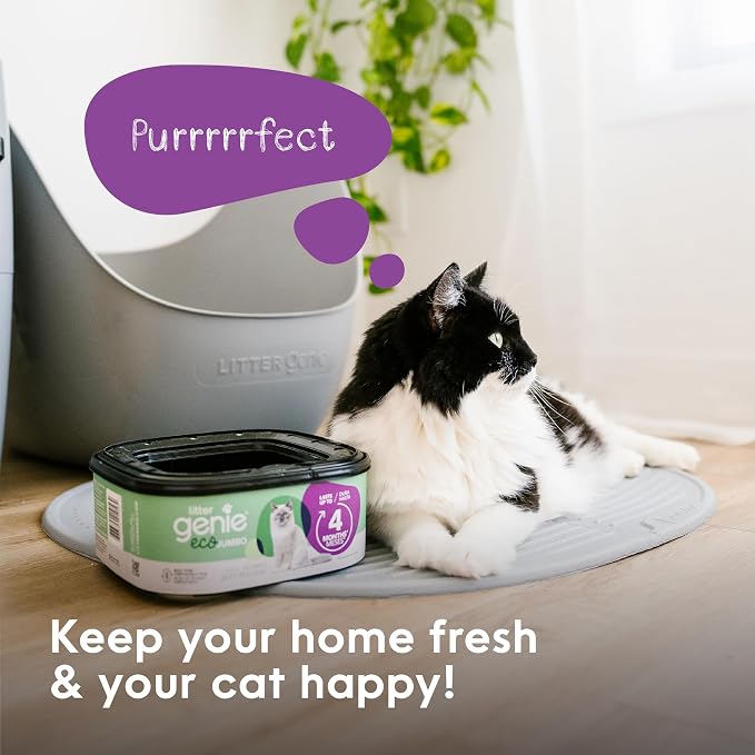 Litter Genie Eco Refills | Compostable Cat Litter Bags Jumbo 2-pack | Up to 4 - Image 10