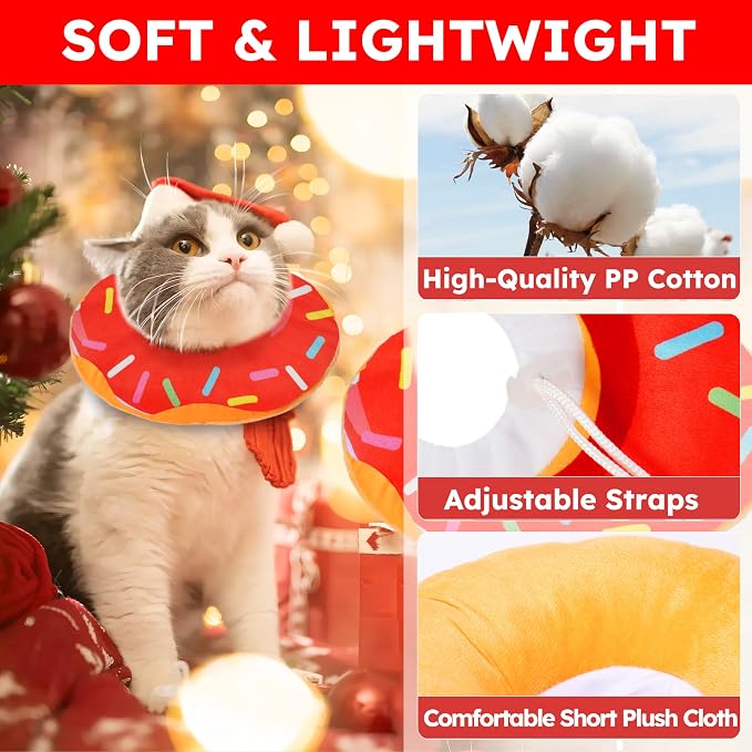 Cat Cone Collar Soft, Cat Recovery Collar - Image 3