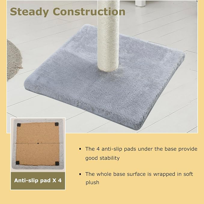 Dimaka 29" Height Tall Cat Scratching Post, Claw Scratcher - Image 4