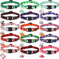 Talltalk 15 Pcs Holiday Cat Collars St. Patrick's Day Easter Adjustable by Talltalk