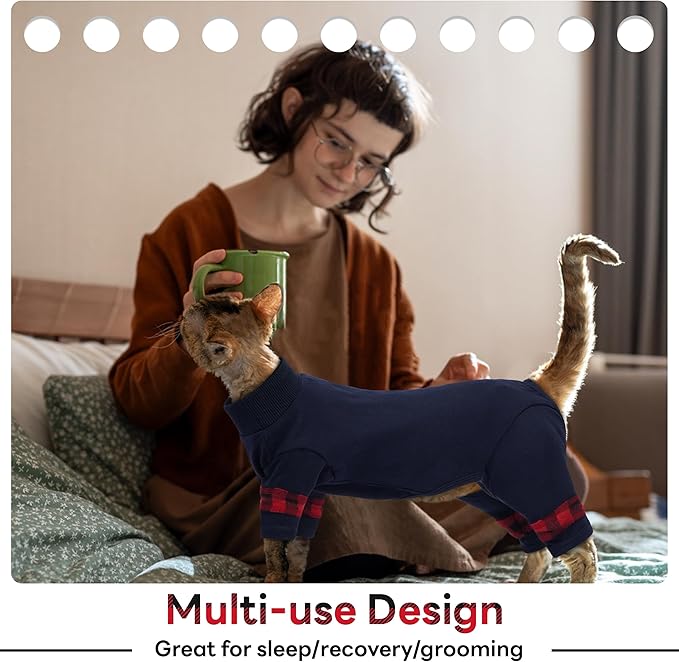 PUMYPOREITY Easy-On Cat Shirt, Soft Stretchy Cat Sweater - Image 4