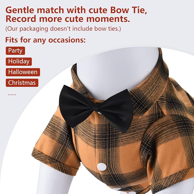 Koneseve Dog Shirt Plaid Dog Clothes - Image 6