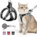 SCENEREAL Cat Harness and Leash Set Escape Proof, Adjustable Soft Air Mesh by SCENEREAL