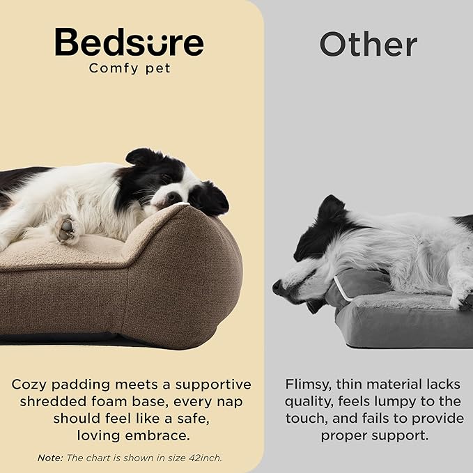 Bedsure SupportMax™ Orthopedic Dog Bed Medium Size Dog - Image 3