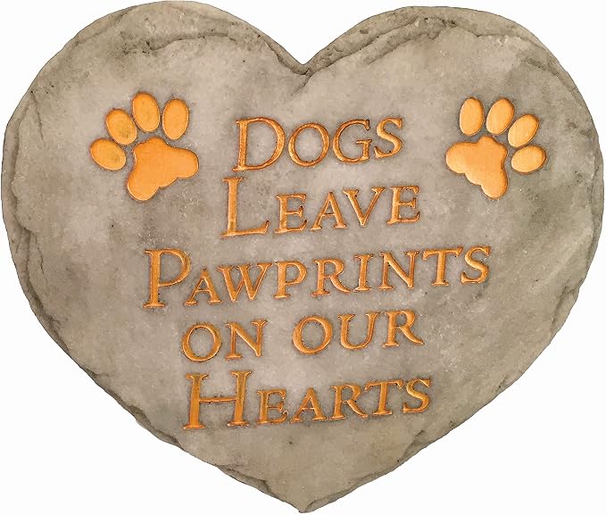 Spoontiques - Garden Décor - Dogs Leave Pawprints Stepping Stone - Decorative by Spoontiques