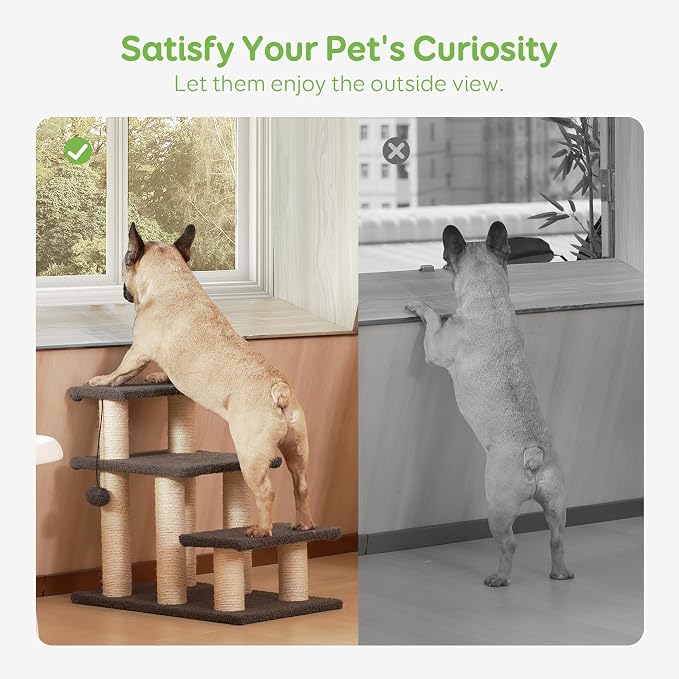 Pawque Dog Stairs & Cat Scratching Post Pet Steps - Image 6