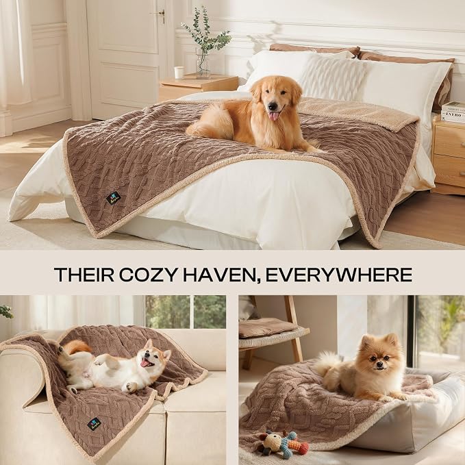 Luciphia Waterproof Pet Blanket, Liquid Pee Proof Dog Blankets - Image 4