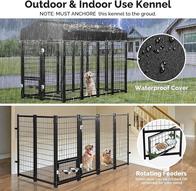 Sino Luban Outdoor Dog Kennel Outside Run - Image 4