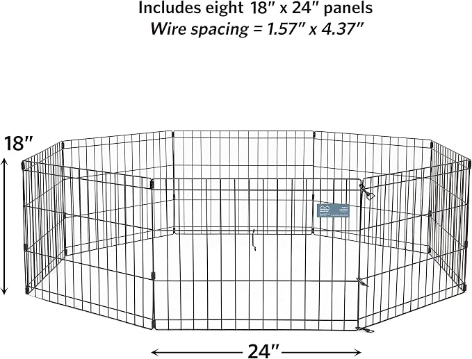 MidWest Homes for Pets Folding Metal Puppy / Dog Exercise Pen, Indoor/Outdoor - Image 4