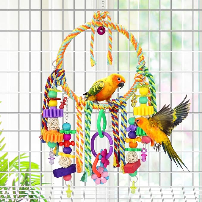 Bird Swing Toy with Perches - Image 2