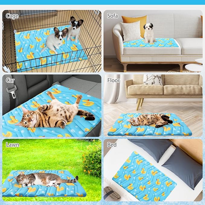KOOLTAIL Dog Cooling Mat, Upgraded Two Sided Cooling Pad - Image 8