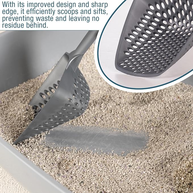 Set of 2 Cat Litter Scoop with Small Holes - Image 3