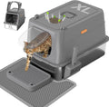 Anywish Stainless Steel Cat Litter Box by Unknown