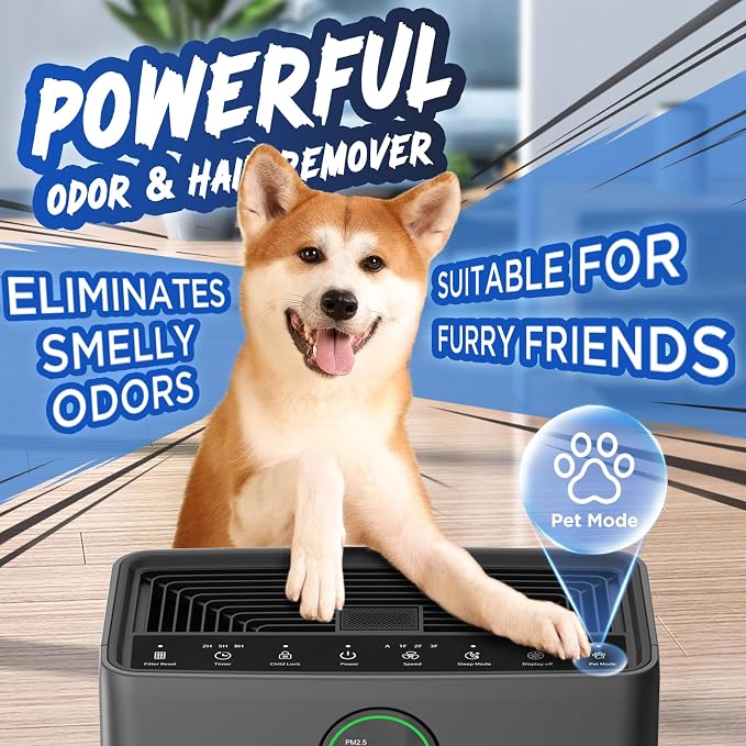 Air Purifiers for Home Large Room up to 2200sq.ft, MOOKA Air purifier for Home - Image 2