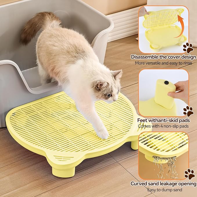 Adjustable Cat Ramp Litter Box Step Double Layer - Image 2