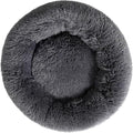 Calming Donut Cat Bed Dog Bed Round Plush Pet Cushion Fluffy Rabbit Cave Warm by Fhodigogo
