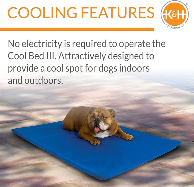 K&H Pet Products Cool Bed III Dog Cooling Mat, Indoor Outdoor Cooling Beds - Image 3