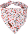 Summer Dog Bandana, UP URARA PUP Orange Bandana by UPURARAPUP