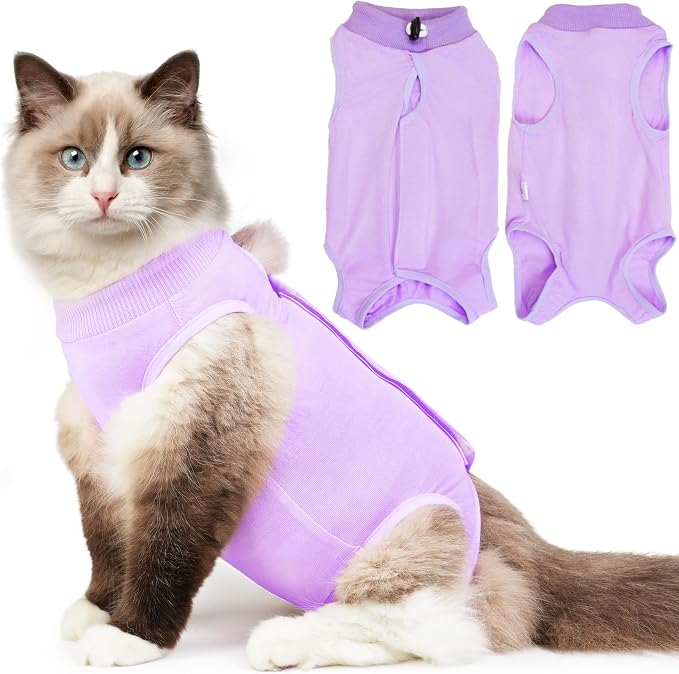 Cat Recovery Suit, Breathable Cat Surgery Recovery Suit Female, Cat Onesie by Hpetppy