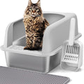 Henkelion Stainless Steel Cat Litter Box by Henkelion