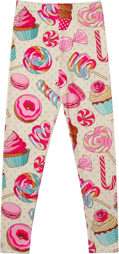 Girl Unicorn Leggings Kid Rainbow Print Legging Tights Trousers Slim Long Pants by Jxstar