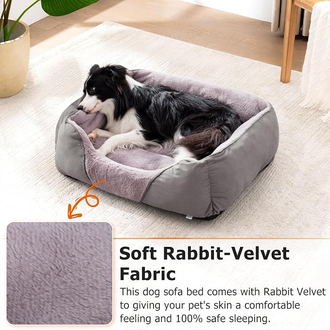 MIXJOY Dog Beds for Medium Dogs Washable, Calming Pet Bed Medium Size Dog - Image 2